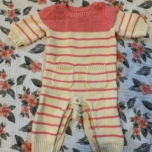 Baby Gap baby girls knit romper
